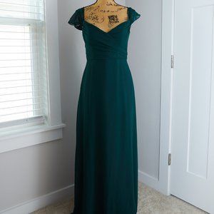 Birdy Grey Spence Convertible Bridesmaid Dress Size Medium Emerald Green
